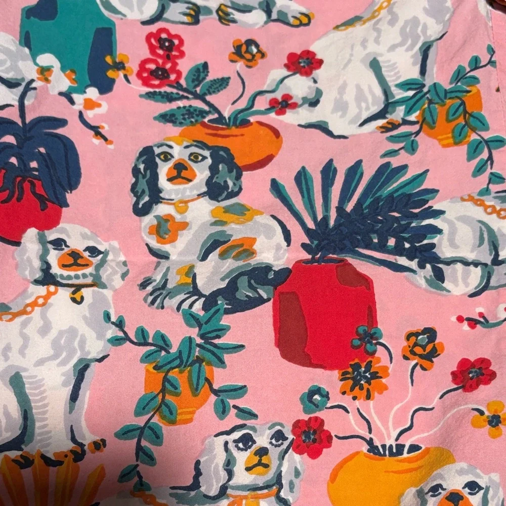 Colorful Pajama Set - Cropped pant - Picture 3 of 3